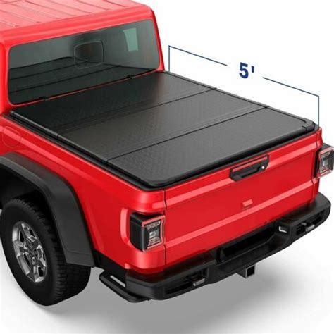 5FT Tri-Fold Hard Truck Bed Tonneau Cover For 2020-2022 Jeep Gladiator JT On Top - WeTekst News