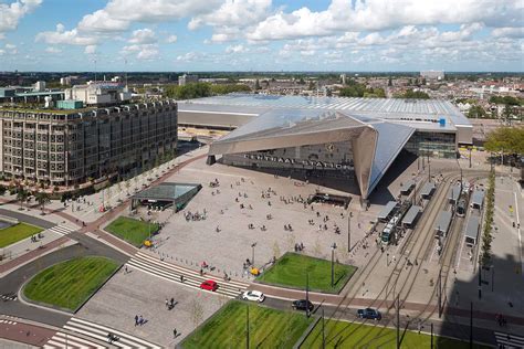 Rotterdam Centraal Station, when architecture unites the territory - Idealwork: concrete ...