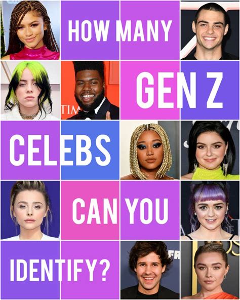 Gen Z Celebs: How Many Can You Identify?