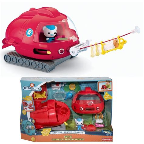 NEW Octonauts GUP-X Launch & Rescue Vehicle Fisher-Price Octo Tank Ski ...