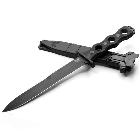 Benchmade 185BK SOCP Blade 7.11" Fixed Black Blade Tactical Knife