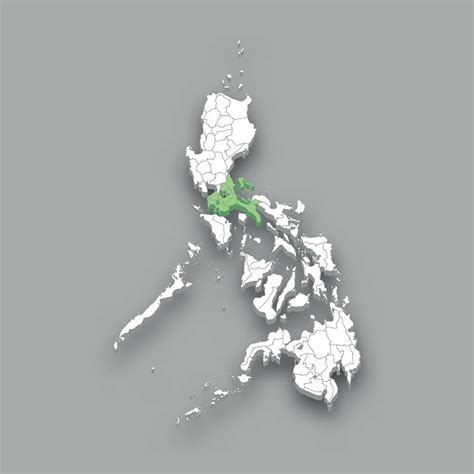 Calabarzon region location within Philippines map 25355020 Vector Art at Vecteezy