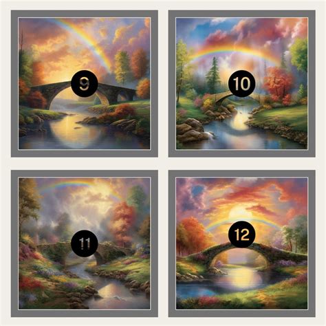 12 Rainbow Bridge Pet Memorial Photography Backdrops Loss of Pet Dog Cat - Etsy