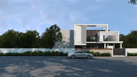 Single Storey Elevation | 3d Front View for Single Floor