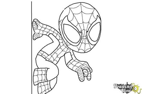 Baby Spiderman Drawing