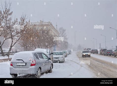 Architecture the city Irkutsk Stock Photo - Alamy