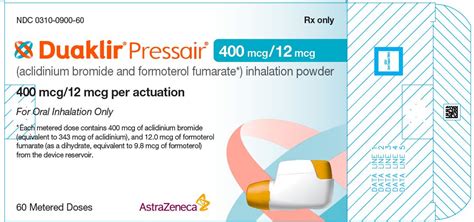 DailyMed - DUAKLIR PRESSAIR- aclidinium bromide and formoterol fumarate ...