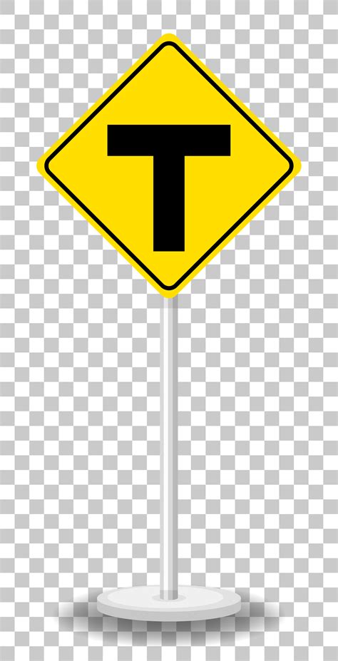 Yellow diamond traffic warning sign 1447191 Vector Art at Vecteezy