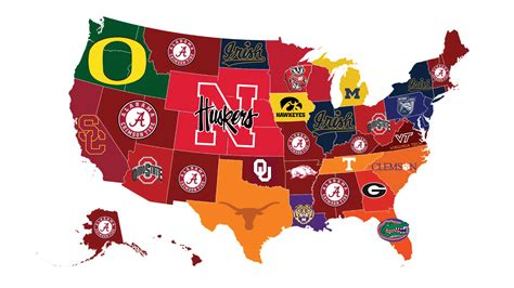 Who are the most popular college football teams? Alabama leads