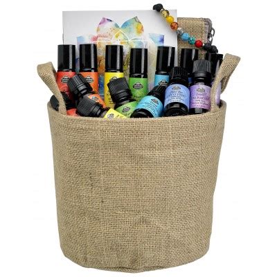 Chakra Healing Gift Basket - Natural Essential Oil Products by Fabulous ...