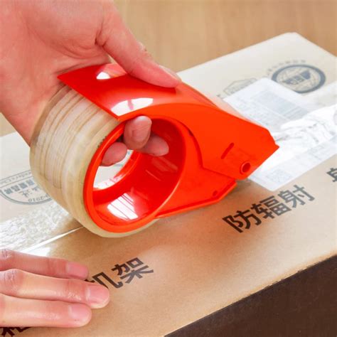 Packaging Tape Dispenser Plastic Handheld Tape Cutter Packing Sealing Dispenser Cutter-in ...