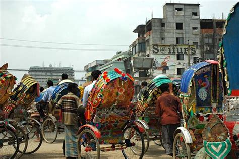 Backs of rickshaws in the land of rickshaws, near Dhaka, B… | Flickr