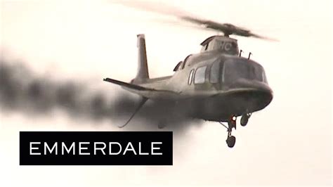 Emmerdale - The Helicopter Crash - YouTube