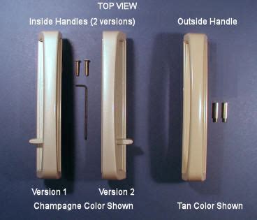 Other Window Accessories PELLA EXTERIOR SLIDING PATIO DOOR HANDLE BROWN ...