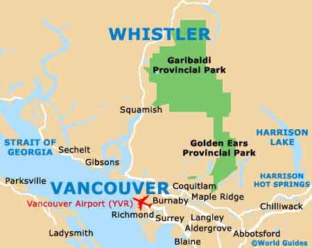 Whistler Canada Map