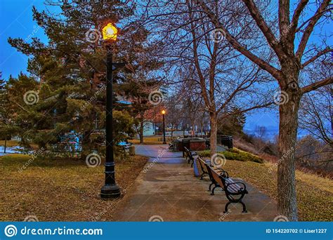 Nighttime Park Scenery stock photo. Image of night, tourism - 154220702