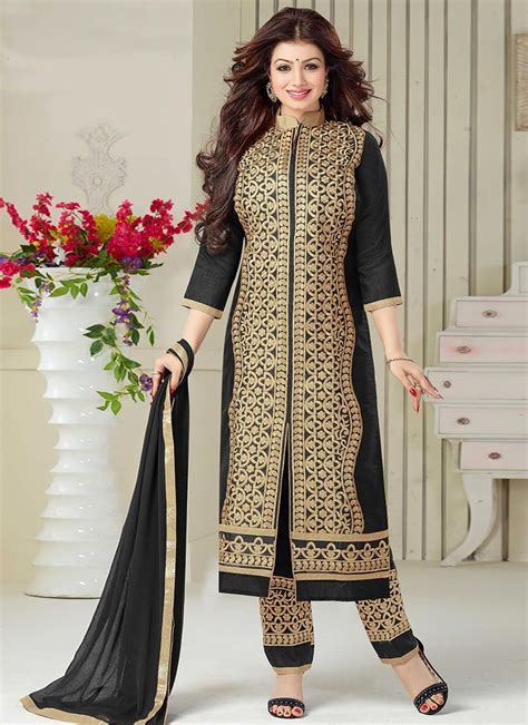 Latest Straight Pant Suits Designs Collection 2018-2019 | Bollywood ...