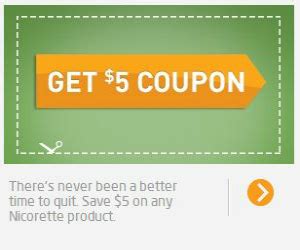 Nicorette - Coupon for $5 off One Product - Coupons