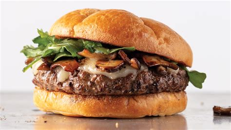 Delmonico Burgers with Marinated Mushrooms – Omaha Steaks