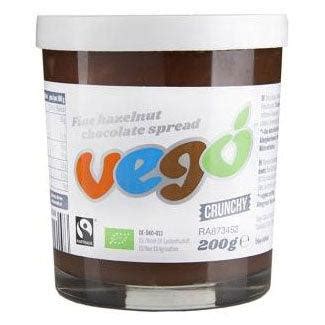 Vego Organic Crunchy Hazelnut Chocolate Spread – Vegan Essentials