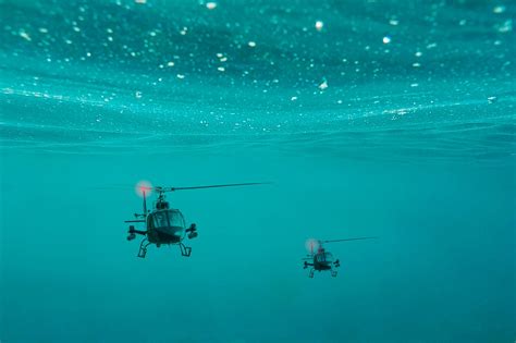 Ελικόπτερα Υποβρύχιο Νερό - Δωρεάν εικόνα στο Pixabay
