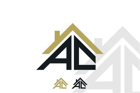 letter ac logo design with house illusration concept 29786750 Vector Art at Vecteezy