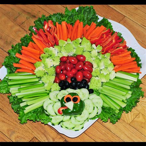 Simply Gourmet: Turkey Inspired Vegetable Platter