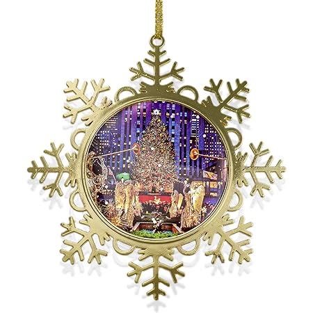 Amazon.com: Rockefeller Center Christmas Tree New York City ORNAMENT ...