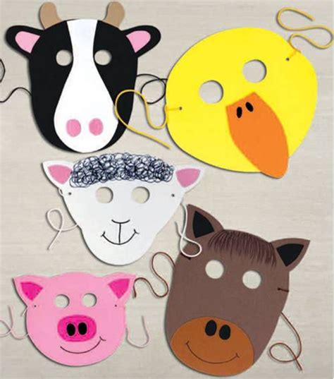 Sheenaowens: Animal Masks For Kids