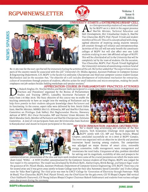 University's Newsletter