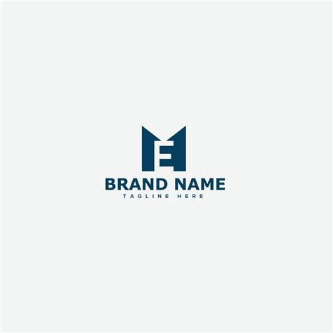 ME Logo Design Template Vector Graphic Branding Element 11114738 Vector Art at Vecteezy