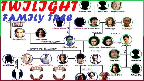 The Complete Twilight Family Tree - YouTube