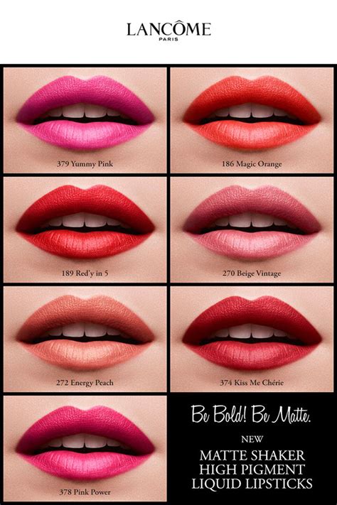 Matte lipsticks: 6 ranges, 94 different shades to try