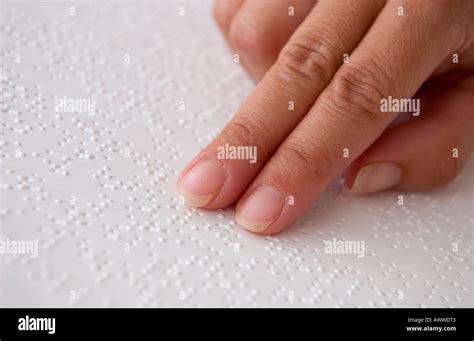 blind person reading Stock Photo - Alamy