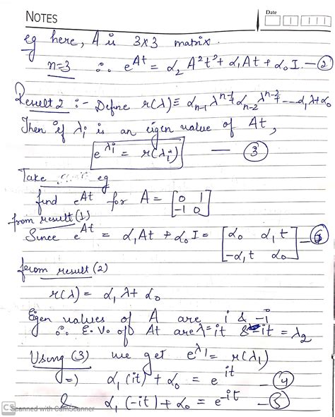 Matrix exponential