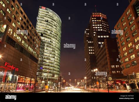 Germany, Berlin, Potsdamer Platz, night Stock Photo - Alamy