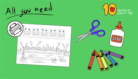 Five Little Speckled Frogs Craft – 10 Minutes of Quality Time