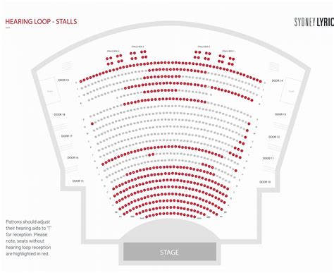 Sydney Opera House Seating Map