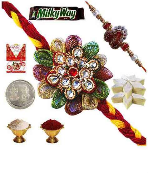 Little India Beautiful Handmade Rakhi Gift - Buy Little India Beautiful Handmade Rakhi Gift ...