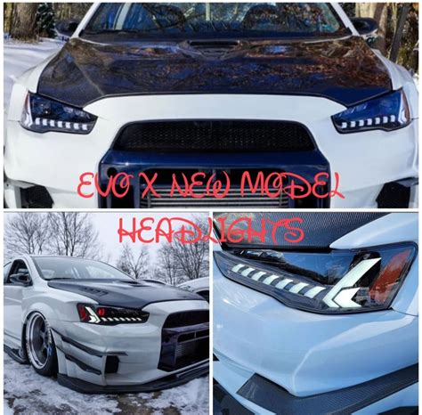 Brand New Evo X Sequential Headlight, Car Accessories, Accessories on Carousell