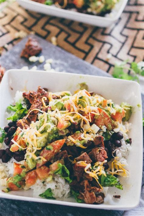 Carne Asada Burrito Bowl - Dad With A Pan