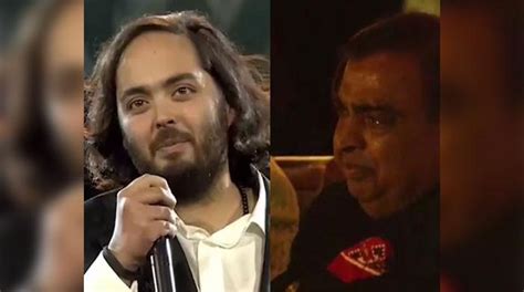 Anant Ambani Speech Mukesh Ambani Weeps As Anant Ambani Recounts Health ...