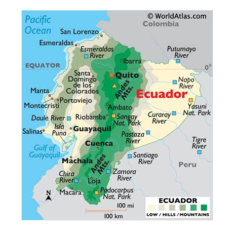 Ecuador Facts on Largest Cities, Populations, Symbols - Worldatlas.com