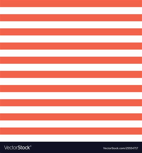 Horizontal red and white stripes seamless Vector Image