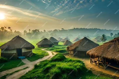 Premium Photo | Village in Bangladesh