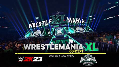 WRESTLEMANIA 40 STAGE CONCEPT FOR WWE 2K23 | DAY/NIGHT ENTRANCE - ARENA ...