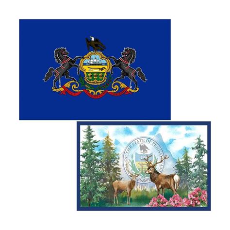 Pennsylvania Flag - Southwest Indian Foundation