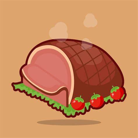 Premium Vector | Meatloaf vector 2