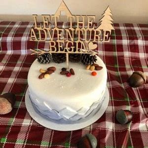 Let the Adventure Begin Cake Topper, You Are My Greatest Adventure, Wedding Cake Toppers, Baby ...