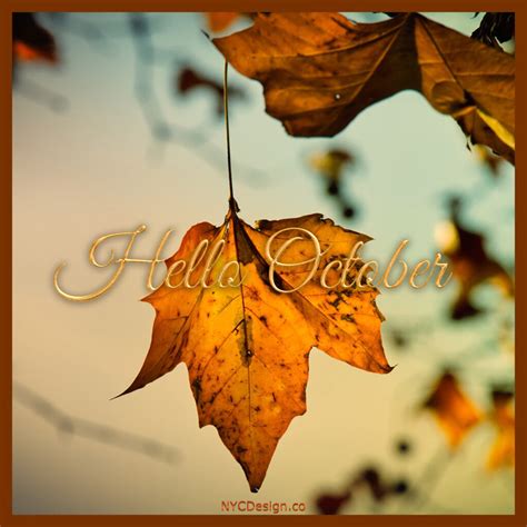 Hello October Images for Instagram and Facebook – NYCDesign.co: Printable Things